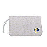 LA Rams Leopard Print Wristlet - Logo Brands - Flyclothing LLC