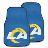 NFL - Los Angeles Rams 2-pc Carpet Car Mat Set - Logo Brands - Flyclothing LLC