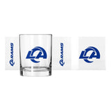 Los Angeles Rams 14oz Gameday Rocks Glass - Logo Brands - Flyclothing LLC