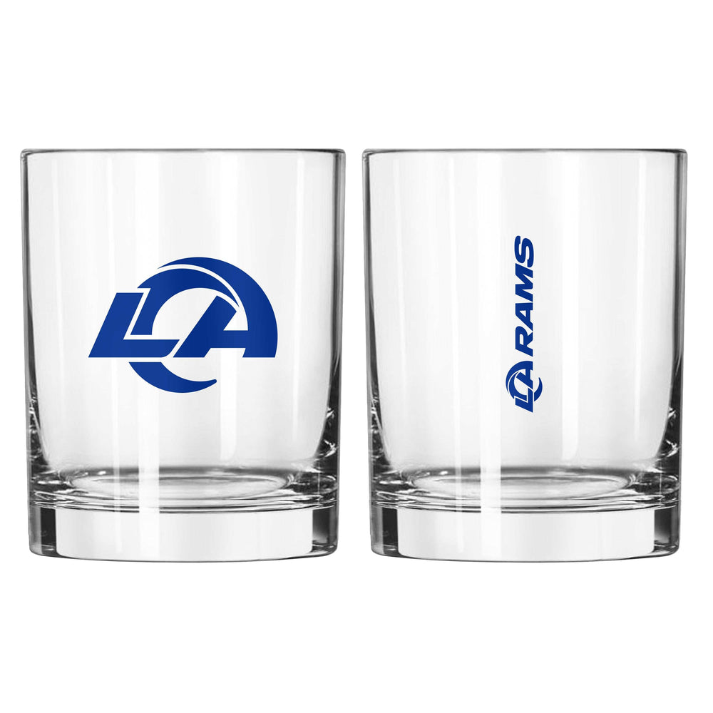 Los Angeles Rams 14oz Gameday Rocks Glass - Logo Brands - Flyclothing LLC