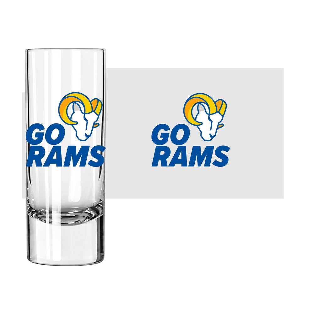 Los Angeles Rams 2.5oz Slogan Shooter Glass - Logo Brands - Flyclothing LLC