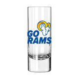 Los Angeles Rams 2.5oz Slogan Shooter Glass - Logo Brands - Flyclothing LLC