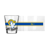Los Angeles Rams 2oz Stripe Shot Glass - Logo Brands - Flyclothing LLC