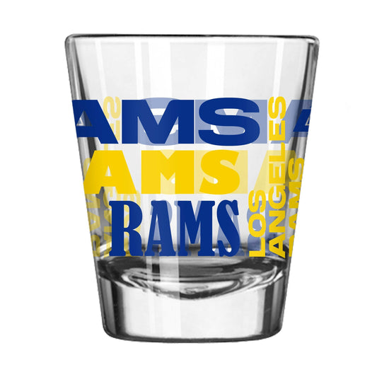 Los Angeles Rams 2oz Spirit Shot Glass - Logo Brands - Flyclothing LLC
