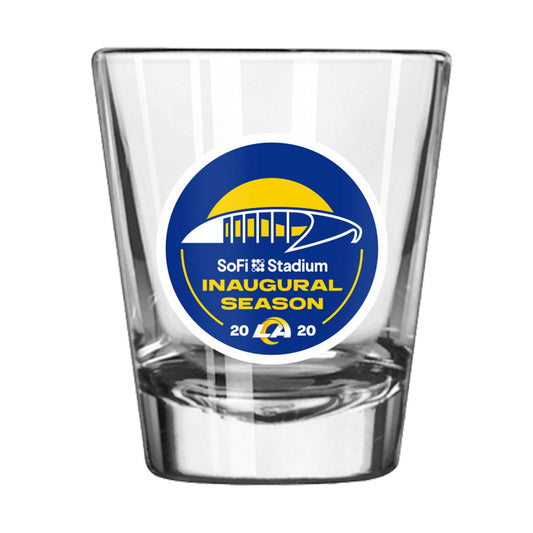 Los Angeles Rams 2oz Inaugural Shot Glass - Logo Brands - Flyclothing LLC