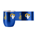 LA Rams 16oz Gameday Stainless Curved Beverage - Logo Brands - Flyclothing LLC