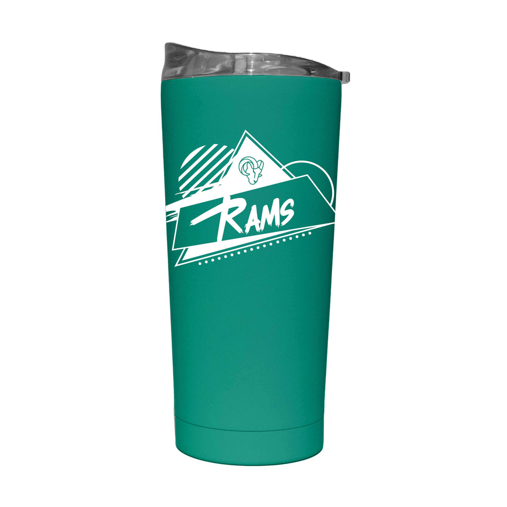 LA Rams 20oz Optic Rad Soft Touch Tumbler - Logo Brands - Flyclothing LLC