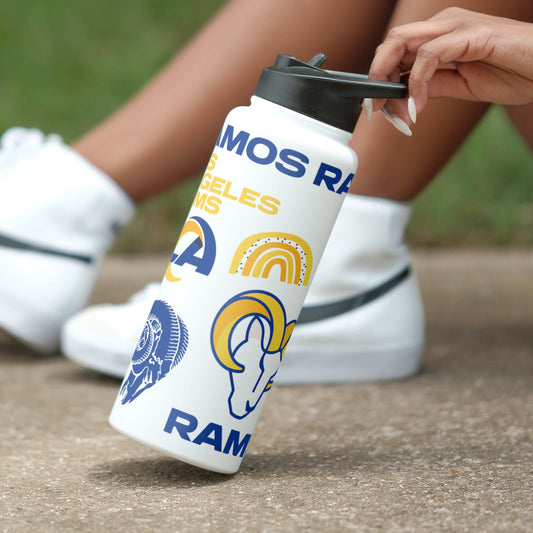 LA Rams 34oz Native Quencher Bottle - Logo Brands - Flyclothing LLC