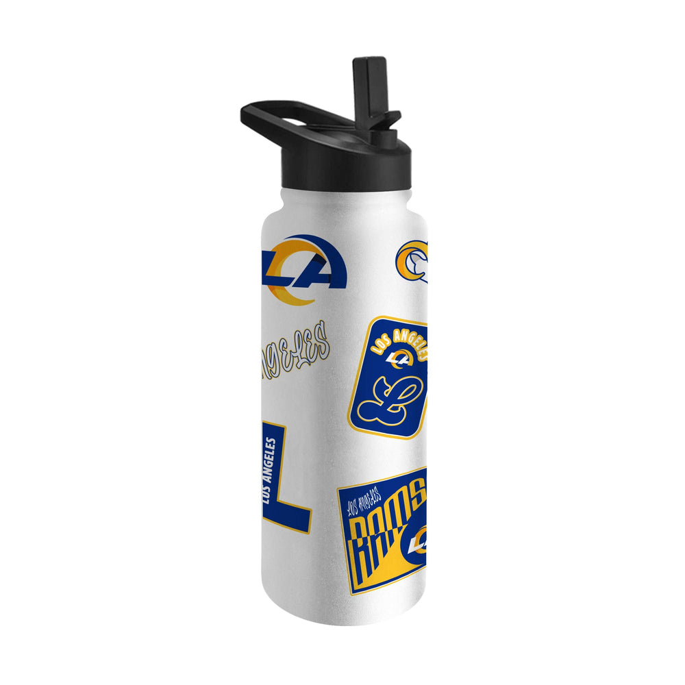 LA Rams Dreamweave 34oz Quencher Bottle - Logo Brands - Flyclothing LLC