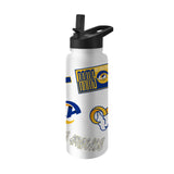 LA Rams Dreamweave 34oz Quencher Bottle - Logo Brands - Flyclothing LLC
