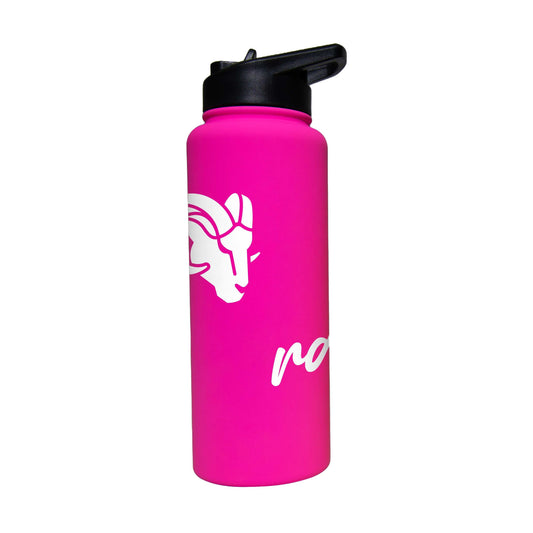 LA Rams 34oz Electric Bold Soft Touch Quencher - Logo Brands - Flyclothing LLC