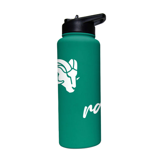 LA Rams 34oz Optic Bold Soft Touch Quencher - Logo Brands - Flyclothing LLC