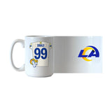 LA Rams Aaron Donald Jersey 15oz Sublimated Mug - Logo Brands - Flyclothing LLC