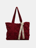 Quilted Nylon Large Tote Bag - Trendsi - Flyclothing LLC