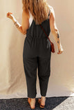 Drawstring Wide Strap Overalls with Pockets - Trendsi - Flyclothing LLC