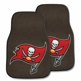 NFL - Tampa Bay Buccaneers 2-pc Carpet Car Mat Set - Logo Brands - Flyclothing LLC