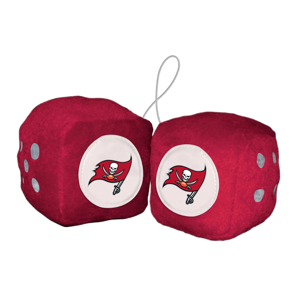 NFL - Tampa Bay Buccaneers Fuzzy Dice - Logo Brands - Flyclothing LLC