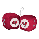 NFL - Tampa Bay Buccaneers Fuzzy Dice - Logo Brands - Flyclothing LLC