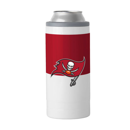 Tampa Bay Buccaneers 12oz Colorblock Slim Can Coolie - Logo Brands - Flyclothing LLC