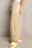 POL Elastic Waistband Wide Leg Pants with Drawstring - Trendsi - Flyclothing LLC