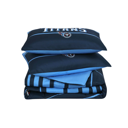 Tennessee Titans Crosser Comforter Set Full/Queen - Logo Brands - Flyclothing LLC