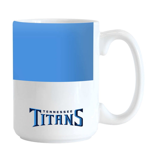 Tennessee Titans 15oz Colorblock Sublimated Mug - Logo Brands - Flyclothing LLC