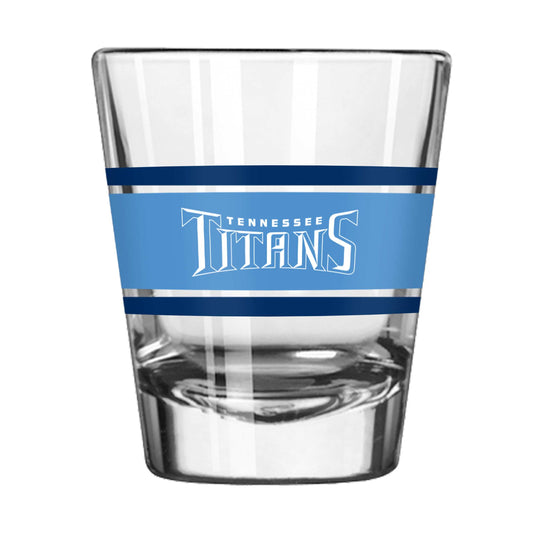 Tennessee Titans 2oz Stripe Shot Glass - Logo Brands - Flyclothing LLC