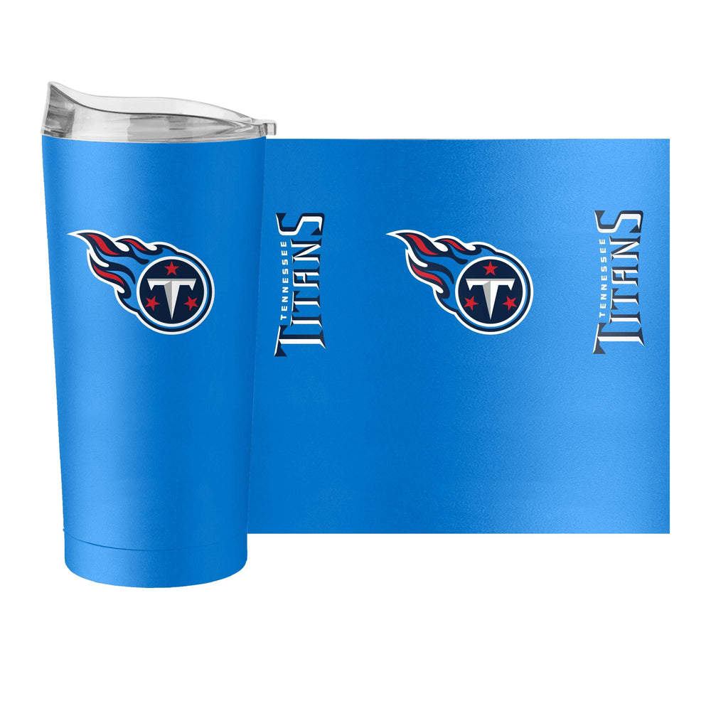 Tennessee Titans Alternate 20oz Gameday Powder Coat Tumbler - Logo Brands - Flyclothing LLC