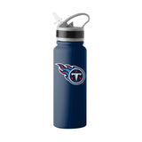 Tennessee Titans Logo 25oz Stainless Single Wall Flip Top Bottle - Logo Brands - Flyclothing LLC
