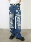 Men's Distressed Jeans with Pockets - Trendsi - Flyclothing LLC