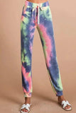 BiBi Tie Dye French Terry Casual Pants - Trendsi - Flyclothing LLC