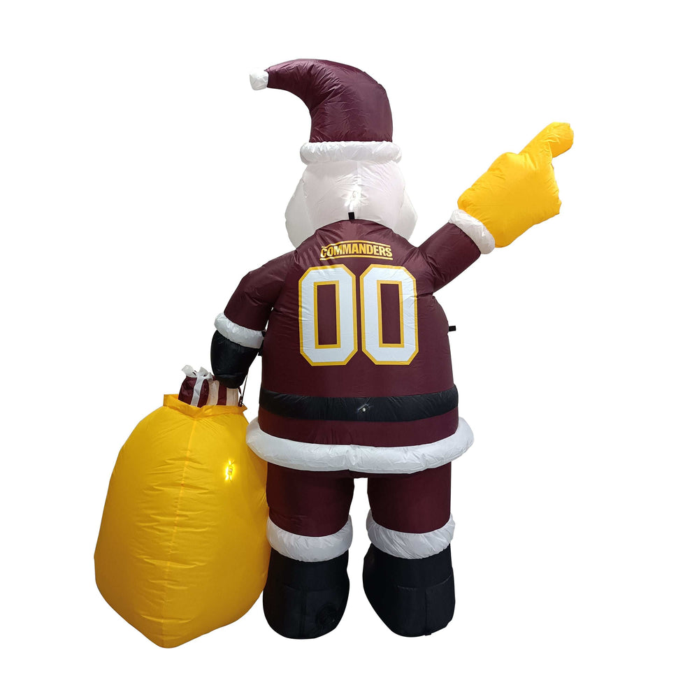 Washington Commanders Inflatable Santa - Logo Brands - Flyclothing LLC