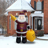 Washington Commanders Inflatable Santa - Logo Brands - Flyclothing LLC