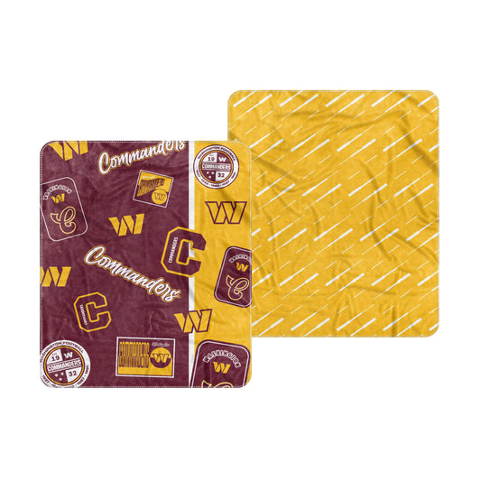 Washington Commanders Dream Weave Throw 50x60 - Logo Brands - Flyclothing LLC