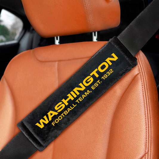NFL - Washington Commanders Embroidered Seatbelt Pad - Pair - Logo Brands - Flyclothing LLC
