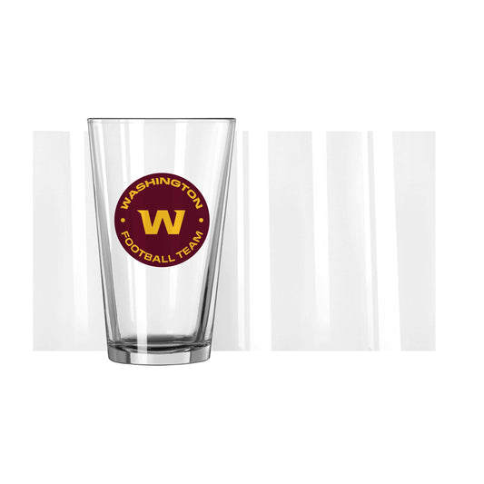 Washington Commanders 16oz Logo Pint Glass - Logo Brands - Flyclothing LLC