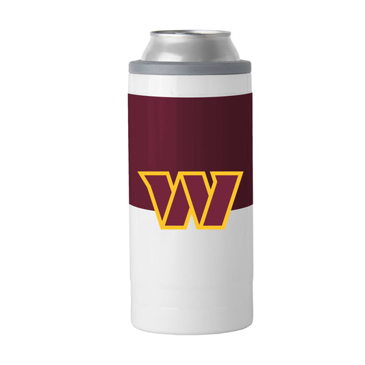 Washington Commanders Colorblock 12oz Slim Can Coolie - Logo Brands - Flyclothing LLC