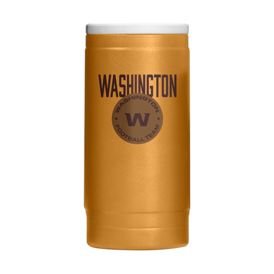 Washington Commanders Huddle Powder Coat Slim Can Coolie - Logo Brands - Flyclothing LLC