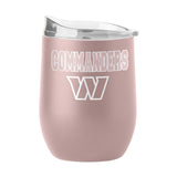Washington Commanders 16oz Stencil Powder Coat Curved Beverage - Logo Brands - Flyclothing LLC