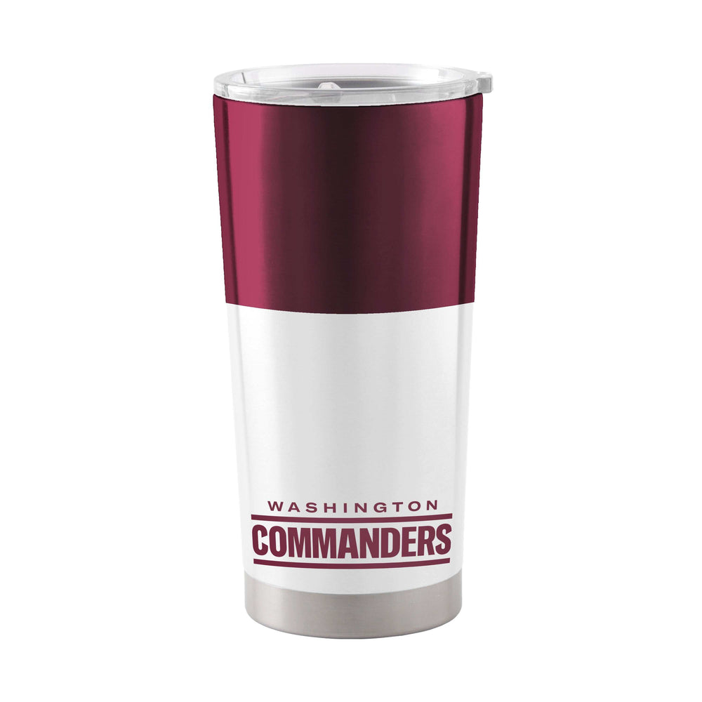 Washington Commanders 20oz Colorblock Stainless Tumbler - Logo Brands - Flyclothing LLC