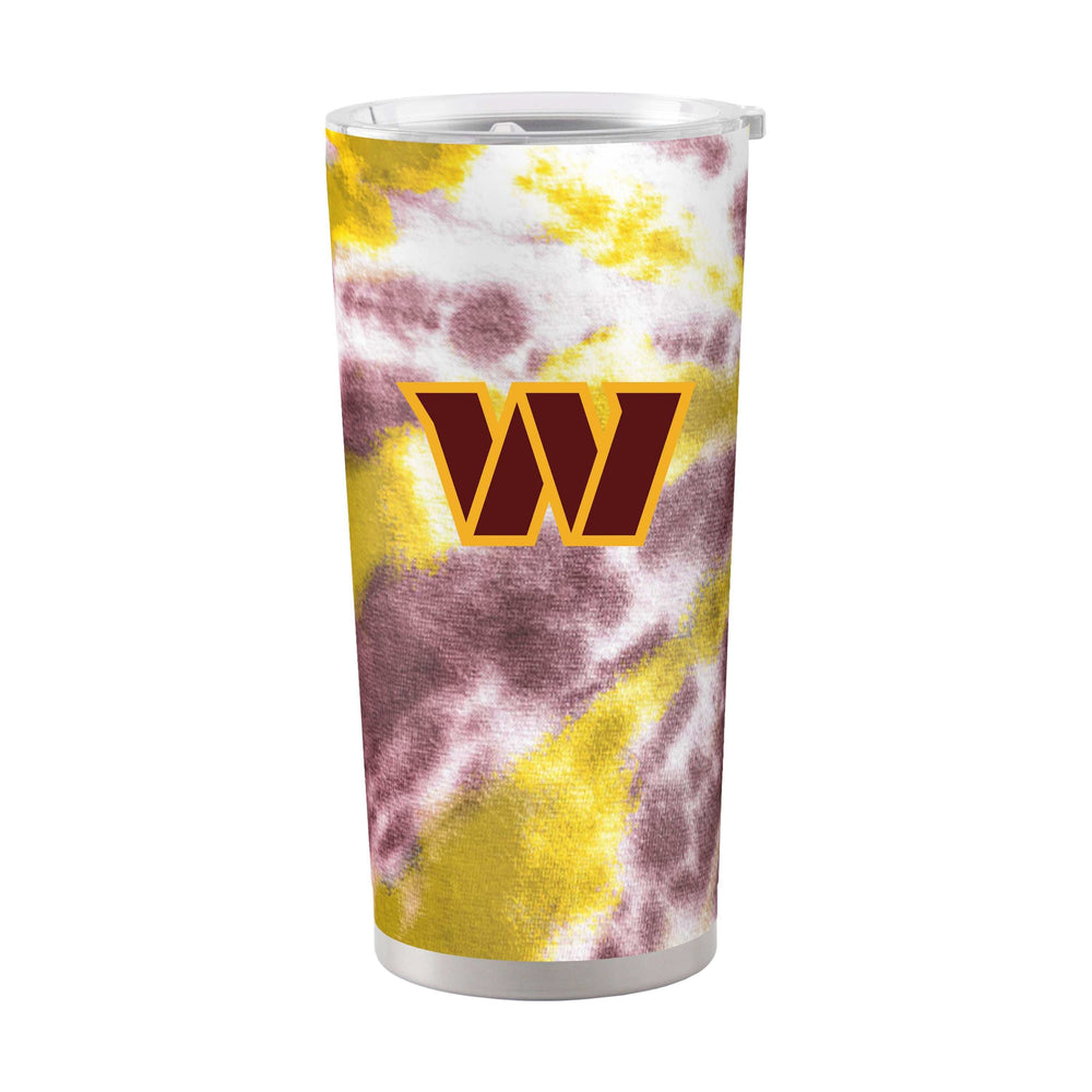 Washington Commanders 20oz Tie Dye Stainless Steel Tumbler - Logo Brands - Flyclothing LLC