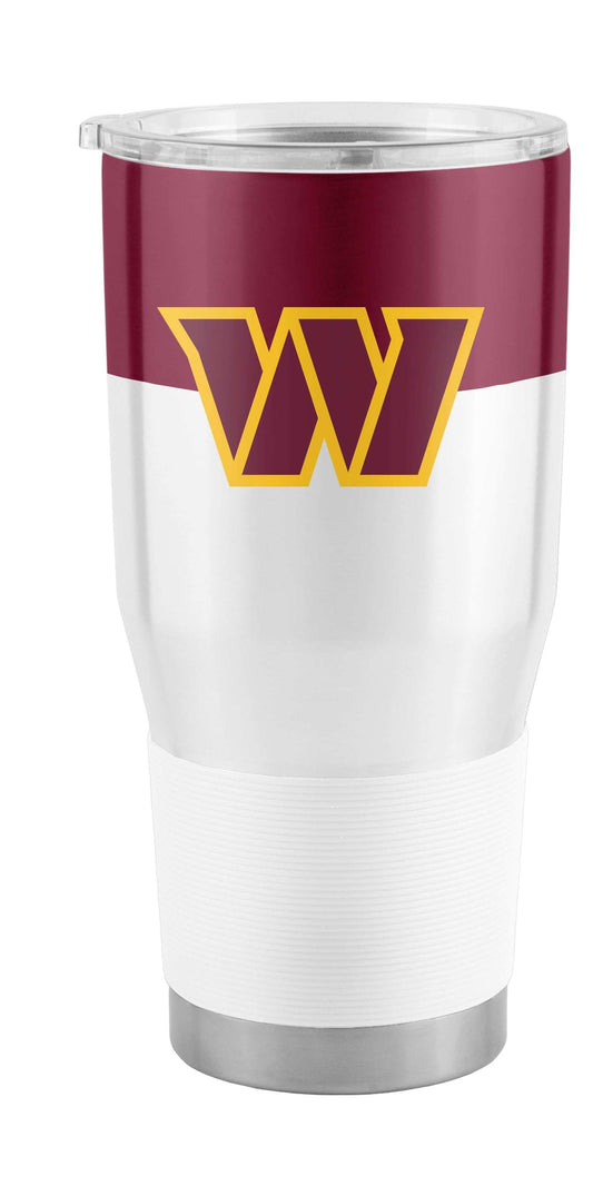 Washington Commanders 30oz Colorblock Stainless Steel Tumbler - Logo Brands - Flyclothing LLC