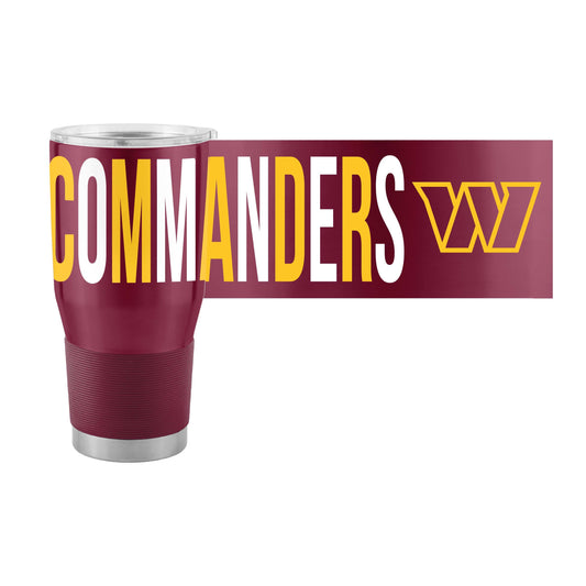 Washington Commanders 30oz Overtime Stainless Steel Tumbler - Logo Brands - Flyclothing LLC