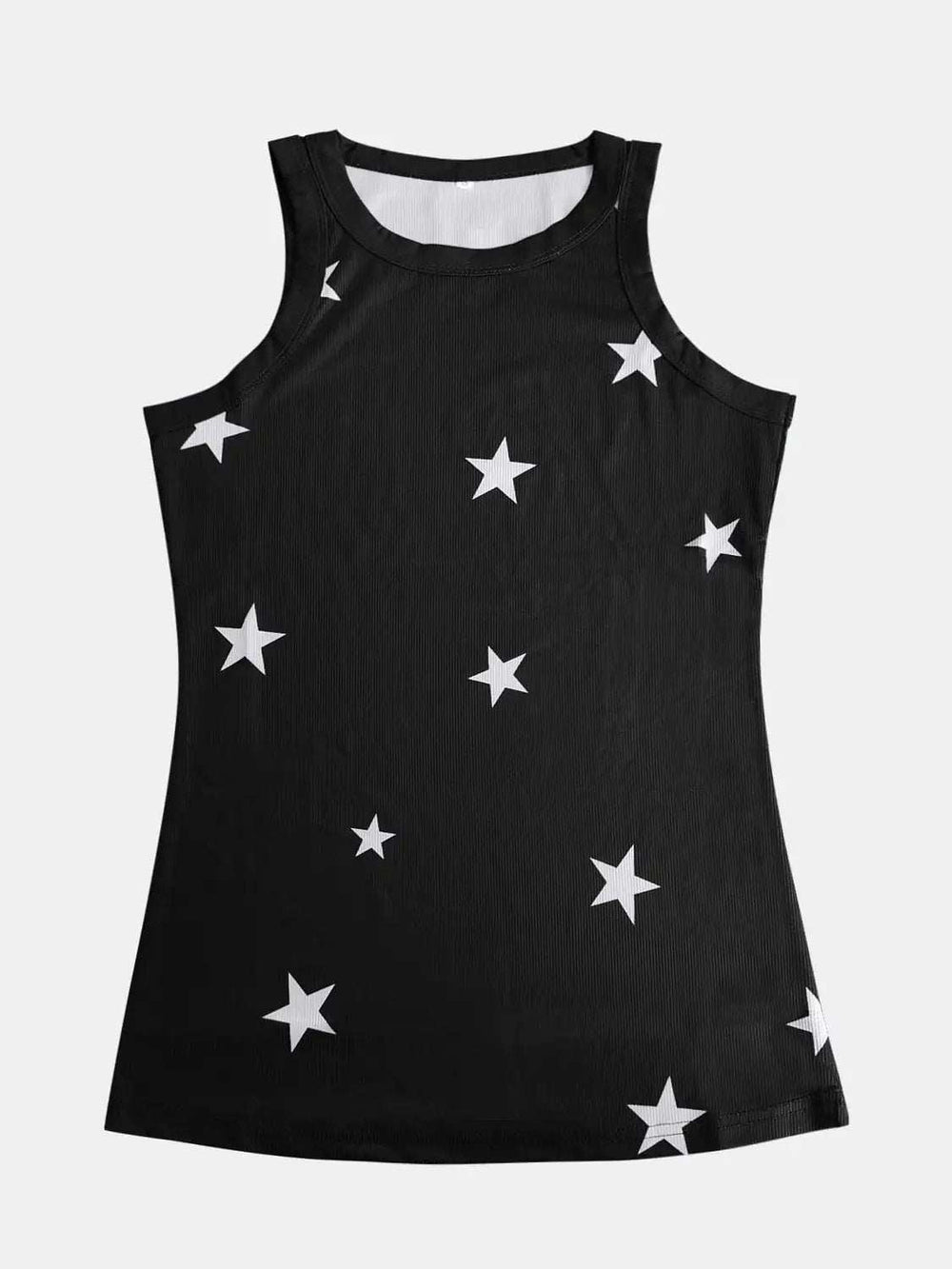 Full Size Star Round Neck Tank - Trendsi - Flyclothing LLC