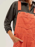Pocketed Wide Strap Denim Overalls - Trendsi - Flyclothing LLC