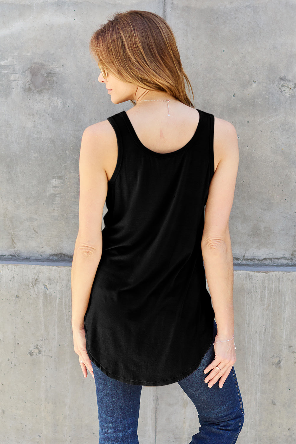 Basic Bae Bamboo Full Size Round Neck Tank - ShopBasicbae - Flyclothing LLC