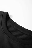 Contrast Stitches Detail Half Sleeve Blouse - Trendsi - Flyclothing LLC