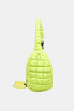 Quilted Nylon Crossbody Bag - Trendsi - Flyclothing LLC