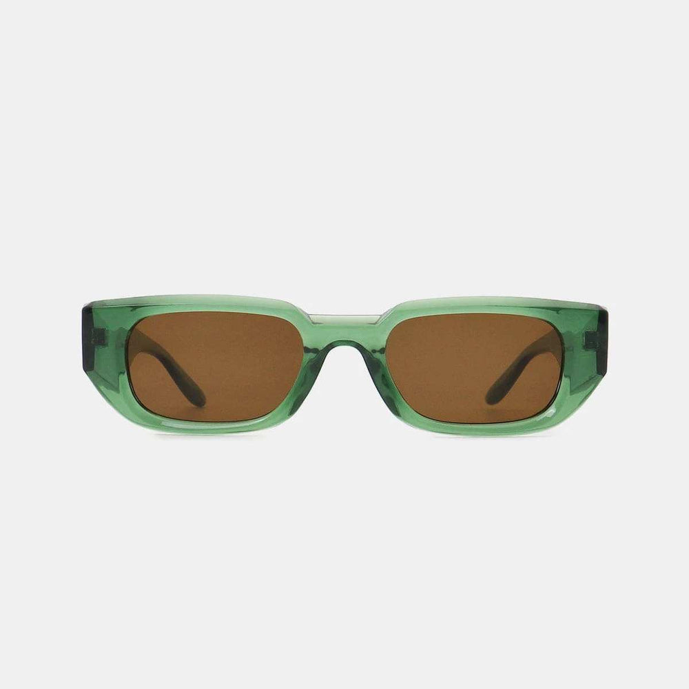 Polycarbonate Frame Rectangle Sunglasses - Trendsi - Flyclothing LLC