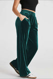 Drawstring Waist Wide Leg Active Pants - Trendsi - Flyclothing LLC
